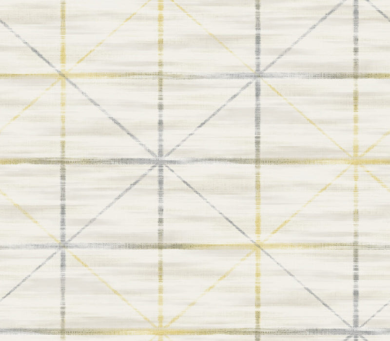 media image for Metallic Squares Wallpaper in Beige & Grey & Yellow 26