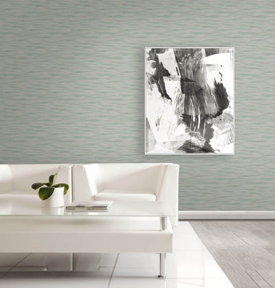 product image for Metallic Plain Wallpaper in Grey & Blue 35