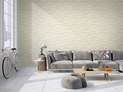 product image for Metallic Plain Wallpaper in Yellowish Beige 11