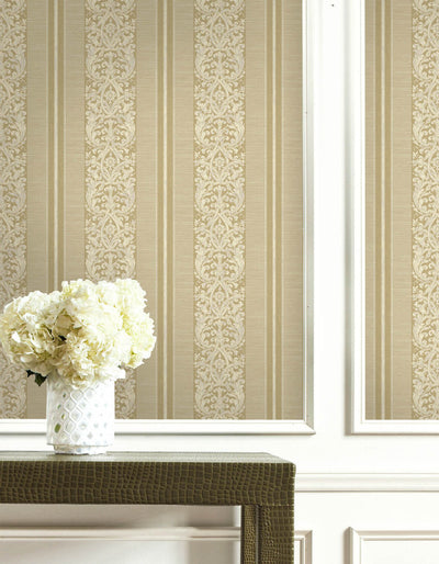 product image for Gothic Stripes Wallpaper in Gold 37