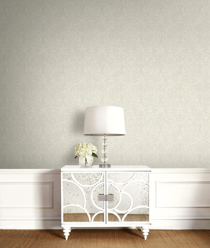 media image for Gothic Wallpaper in Cream 249