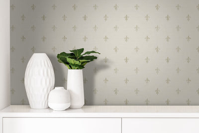 product image for French Lily Wallpaper in Beige 23