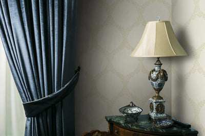 product image for Medallion Wallpaper in Cream 25