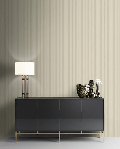 product image for Medallion Stripe Wallpaper in Beige 9