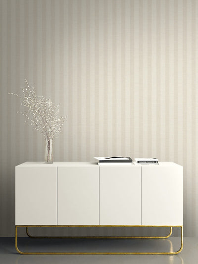 product image for Textile Stripe Wallpaper in Beige & Cream 72