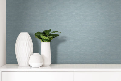 product image for Soft Texture Wallpaper in Blue 94