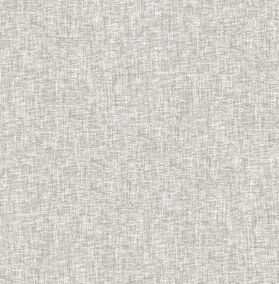 product image of Sample Textile Plain Linen Wallpaper in Soft Grey  578