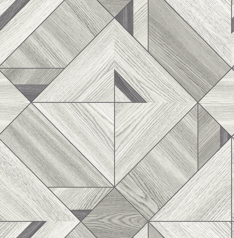 media image for Sample Wood Tiles Wallpaper in Soft Grey  269