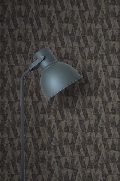 product image for Geo Triangles Wallpaper in Black 92