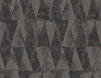product image for Geo Triangles Wallpaper in Black 74