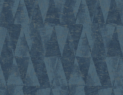 product image of Geo Triangles Wallpaper in Blue 566