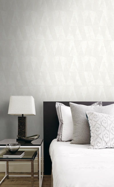 product image for Geo Triangles Wallpaper in Off-White 97