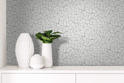 product image for Skin Effect Wallpaper in Off-White & Grey 57