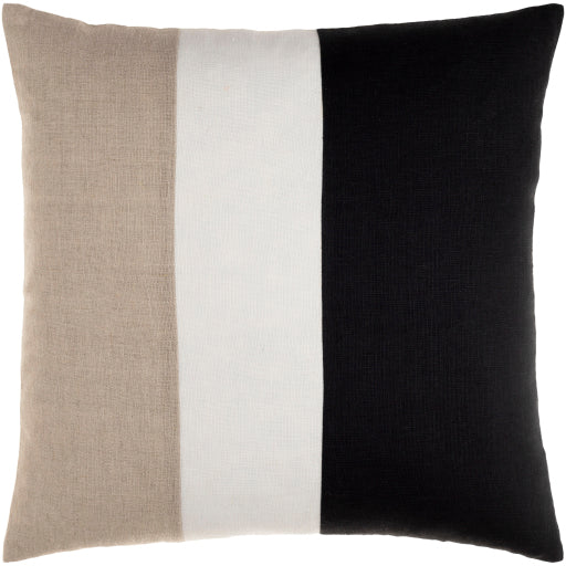 media image for Roxbury Linen Black Pillow Flatshot Image 292