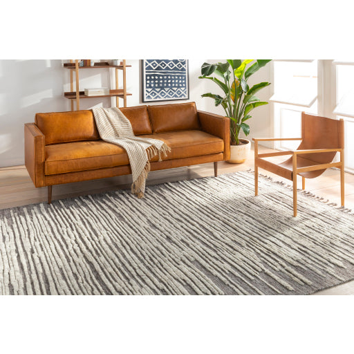 media image for Sahara Wool Medium Gray Rug Roomscene Image 257