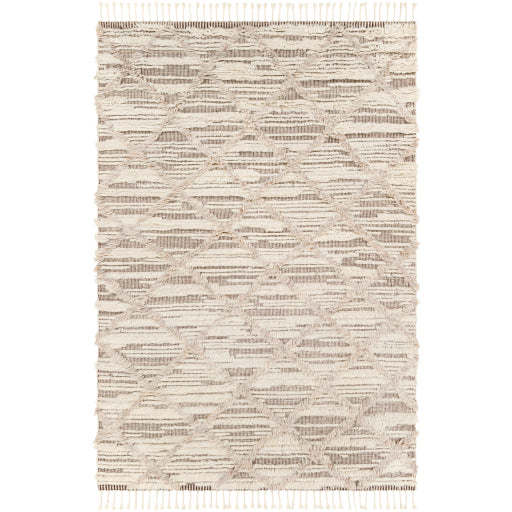 media image for Sahara Wool Khaki Rug Flatshot Image 25