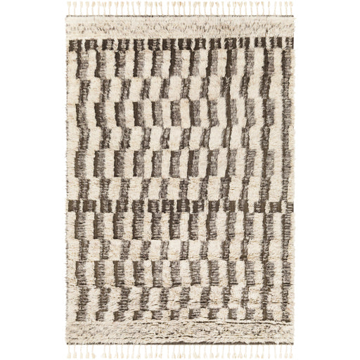 media image for Sahara Wool Charcoal Rug Flatshot Image 294