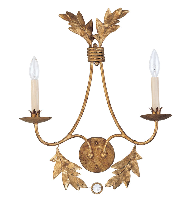 media image for sweet olive 2 light sconce in distressed gold by lucas mckearn sc1159 2 1 220