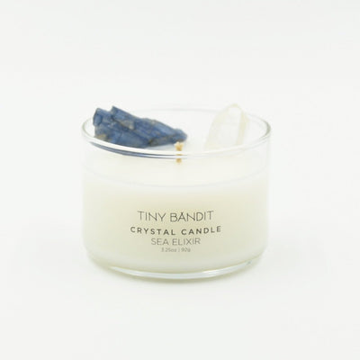 product image for sea elixir crystal candle in various sizes design by tiny bandit 4 15