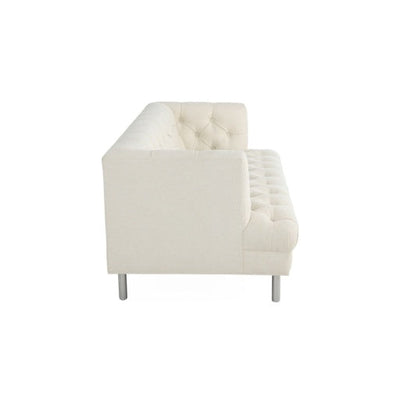 product image for Baxter Serpette Ivory T-Arm Sofa 63