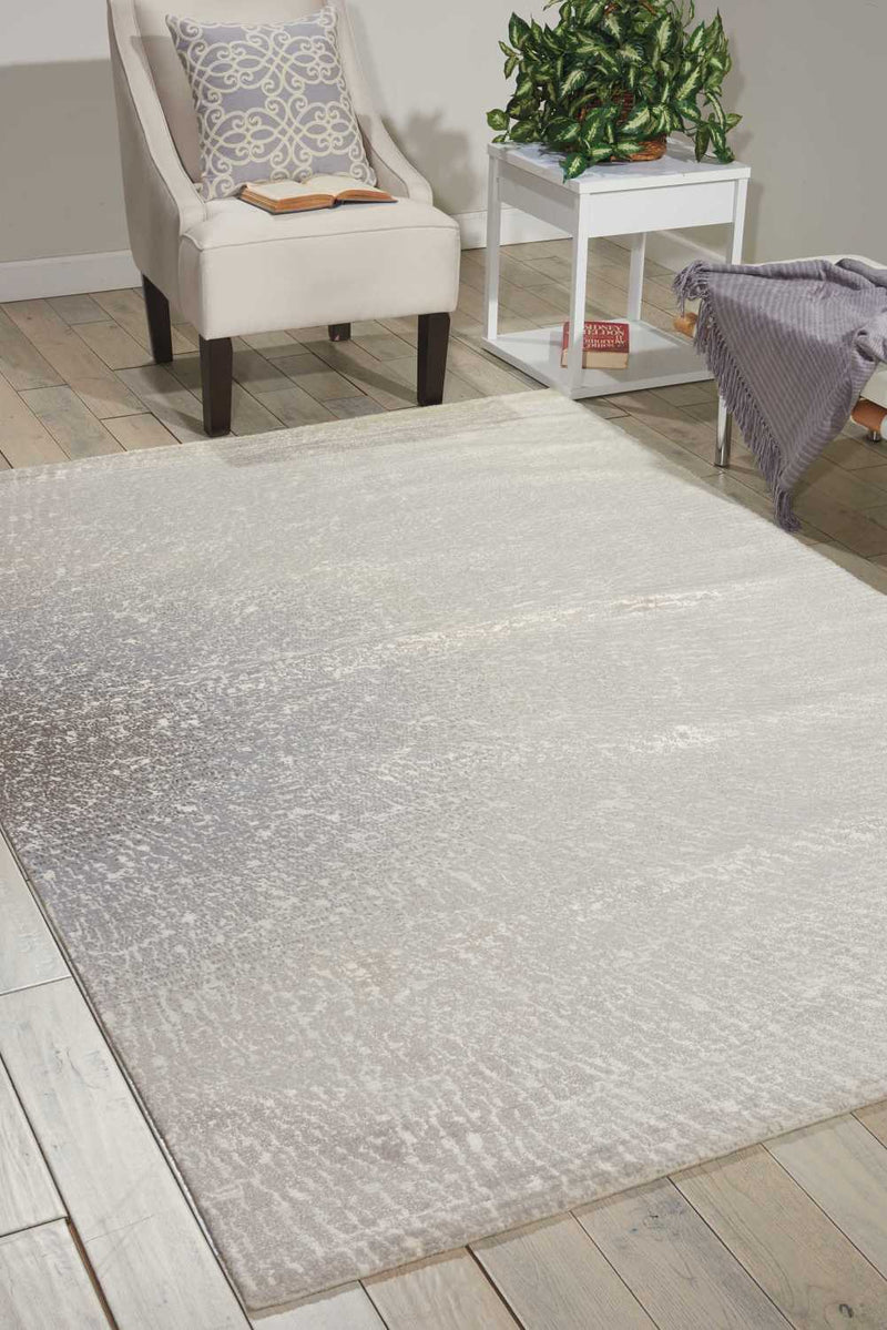 media image for Nourison Home Twilight Ivory Grey Modern Rug By Nourison Nsn 099446322937 5 275