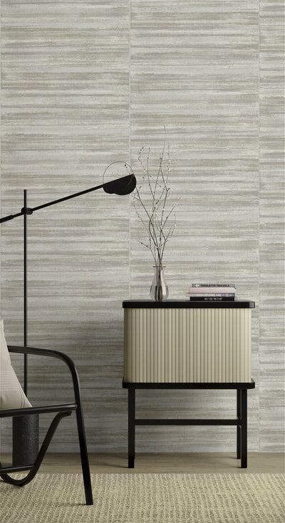 product image for Italian Style Stripe Wallpaper in Blue/Gold 61