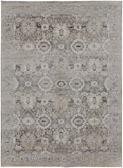 product image of Adana Distressed Ivory/Silver Gray Rug 1 51
