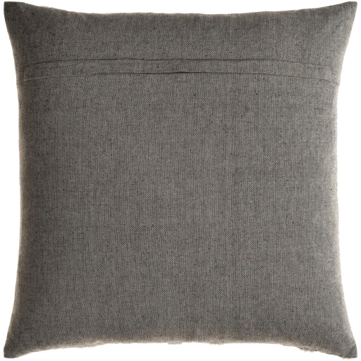 media image for Sutton Cotton Medium Gray Pillow Alternate Image 10 252