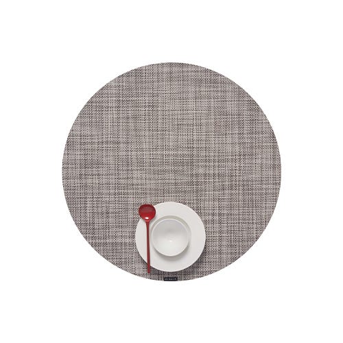 media image for mini basketweave round placemat by chilewich 100408 002 10 20