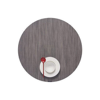 product image for mini basketweave round placemat by chilewich 100408 002 13 16