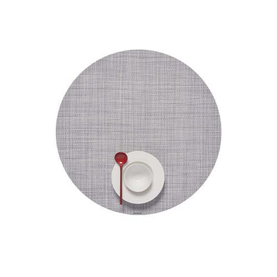 product image for mini basketweave round placemat by chilewich 100408 002 15 27