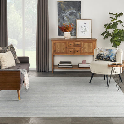 product image for Nourison Home Interweave Light Blue Modern Rug By Nourison Nsn 099446101044 8 78