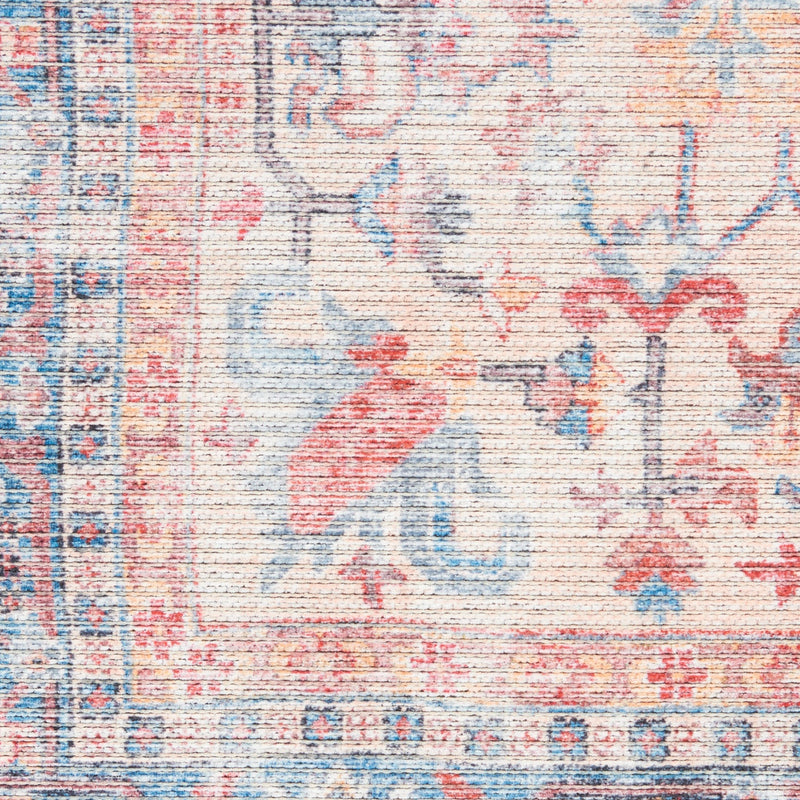 media image for Nicole Curtis Machine Washable Series Blue Multi Vintage Rug By Nicole Curtis Nsn 099446164667 5 286