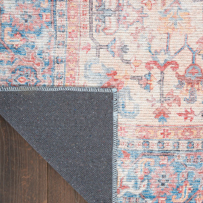 product image for Nicole Curtis Machine Washable Series Blue Multi Vintage Rug By Nicole Curtis Nsn 099446164667 2 87