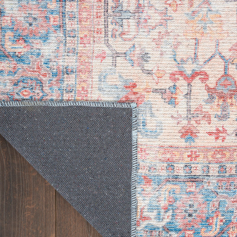 media image for Nicole Curtis Machine Washable Series Blue Multi Vintage Rug By Nicole Curtis Nsn 099446164667 2 292