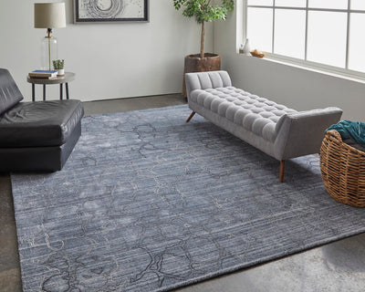 product image for archor abstract contemporary hand tufted navy rug by bd fine wtnr8892nvy000h00 9 21