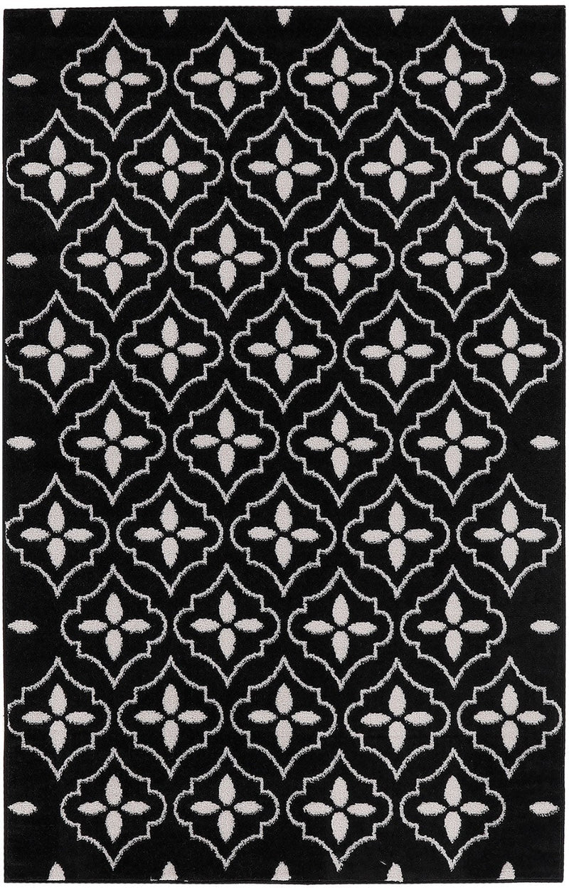 Nourison Black Ivory Essentials Area Rug 2'2 x 7'6 - Nourison