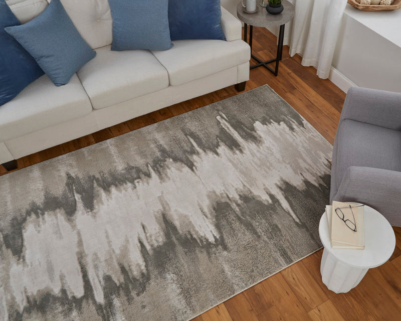 media image for Orin Abstract Gray/Taupe/Ivory Rug 9 248