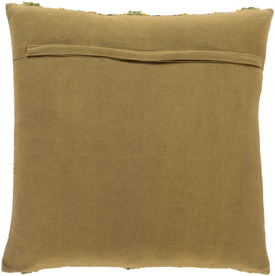 product image for Tanzania TZN-003 Woven Pillow in Olive & Beige 84