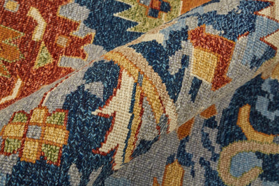 product image for pierson oushak wool rug hand knotted blue rug by bd fine leyr0587blu000j55 3 94