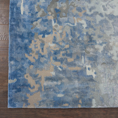 product image for Nourison Home Prismatic Denim Modern Rug By Nourison Nsn 099446471161 3 38