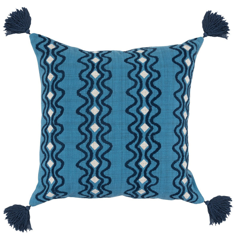 media image for Arya Parisian Blue/Navy Pillow 219