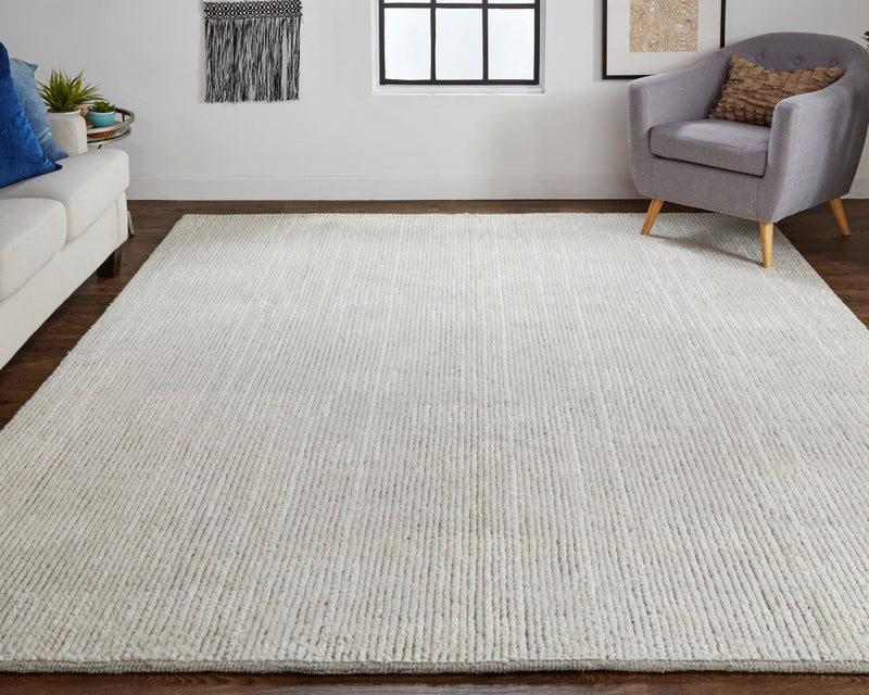 media image for Rheed Solid Color Solid Ivory Rug 6 216