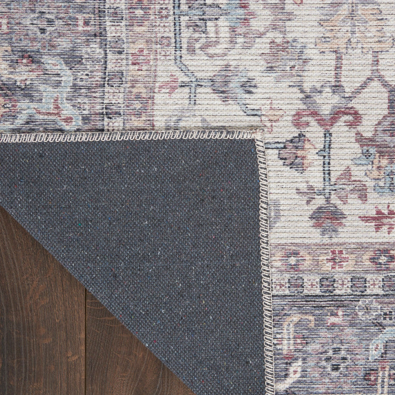 media image for Nicole Curtis Machine Washable Series Grey Vintage Rug By Nicole Curtis Nsn 099446164674 2 25