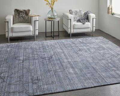 product image for archor abstract contemporary hand tufted navy rug by bd fine wtnr8892nvy000h00 7 15