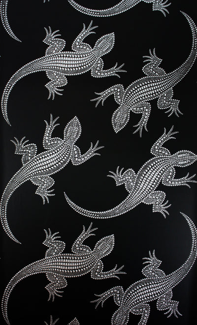 product image for Komodo Wallpaper in black and white Color by Osborne & Little 79