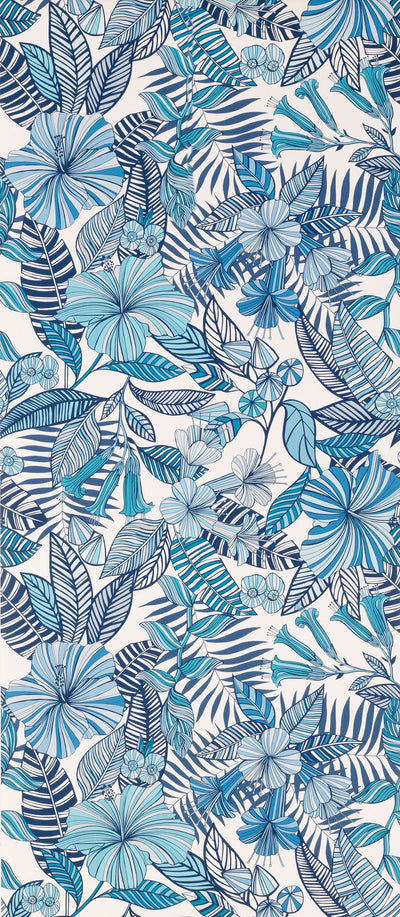 product image for Valldemossa Wallpaper in blue from the Deya Collection by Matthew Williamson 23