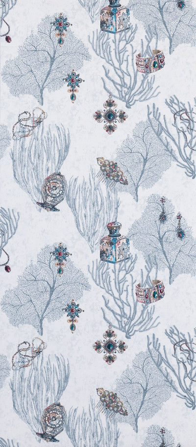 product image for Coralino Wallpaper in gray from the Deya Collection by Matthew Williamson 56