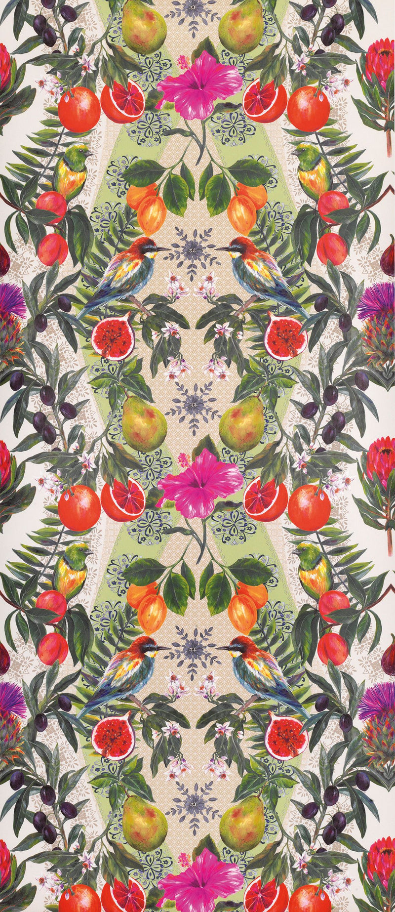 media image for Sample Talavera Wallpaper in multi-color from the Deya Collection by Matthew Williamson 29