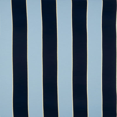 product image of Regency Stripe Navy/Sky Flocked Wallpaper 578